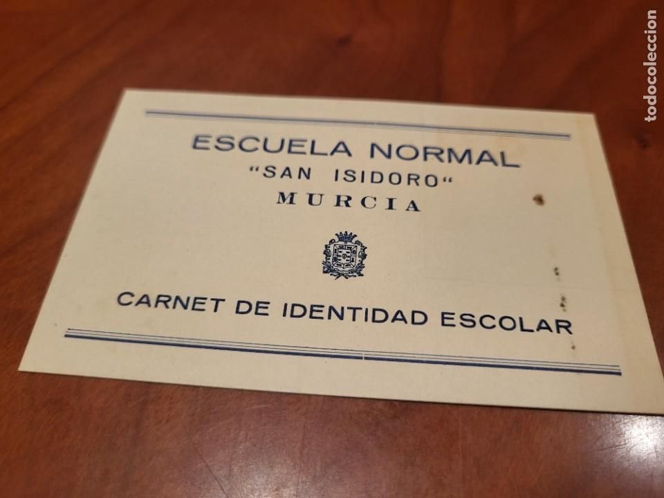 Outros artigos de papel: CARNET ESCOLAR COLEGIO ESCUELA NORMAL SAN ISIDORO MURCIA