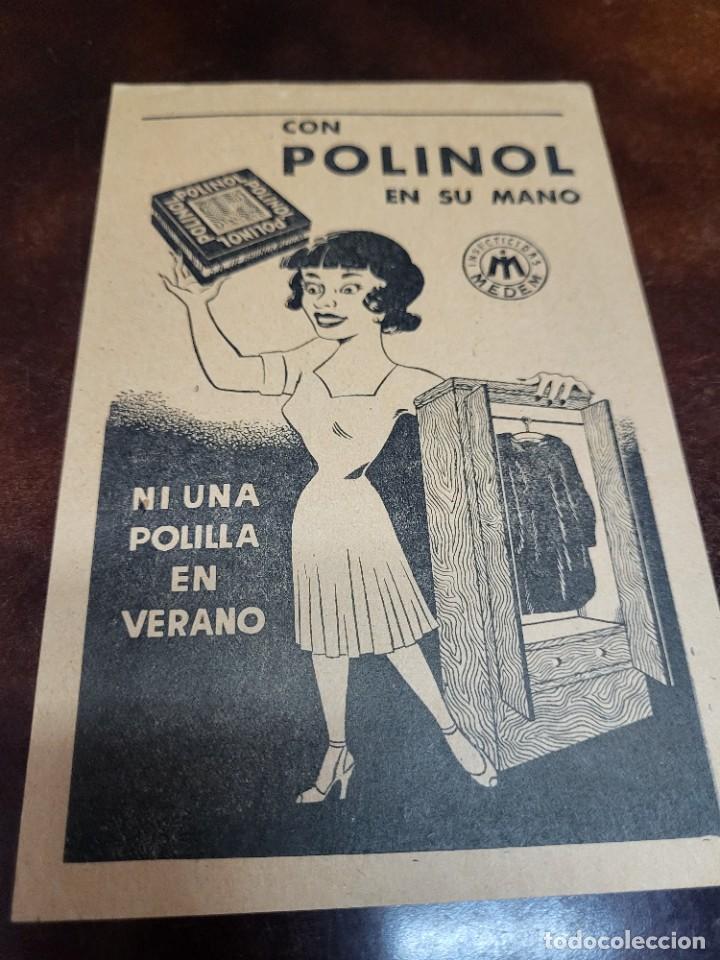 Outros artigos de papel: ANTIGUA PUBLICIDAD ABONOS INSECTICIDA POLILLOL MEDEM AGRICULTURA
