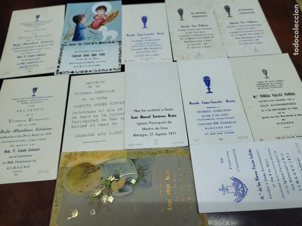 Outros artigos de papel: ANTIGUAS ESTAMPAS RELIGIOSAS ALMAGRO CIUDAD REAL