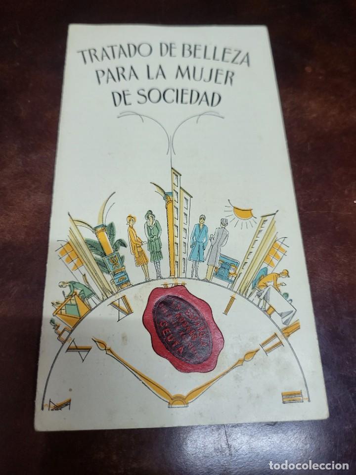 Outros artigos de papel: TRATADO DE BELLEZA PARA LA MUJER DE SOCIEDAD PERFUMERIA ELIZABETH ARDEN LA ESPA&Ntilde;OLA KODAKS CEUTA