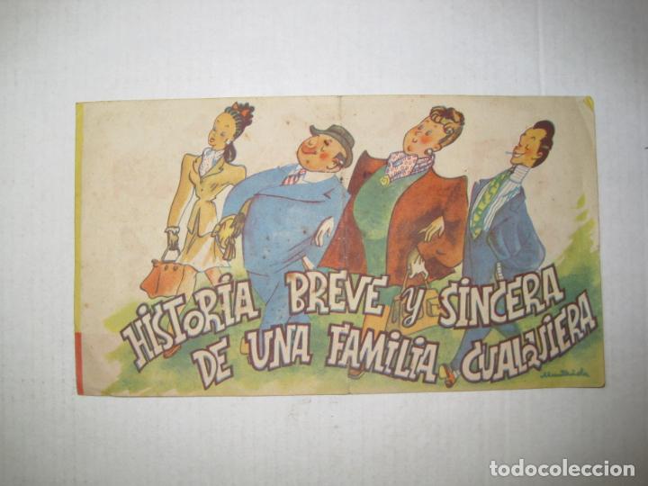 Outros artigos de papel: MUNTA&Ntilde;OLA-HISTORIA BREVE Y SINCERA DE UNA FAMILIA CUALQUIERA-COMERCIAL DE CREDITO-VER FOTOS-(K-7270)