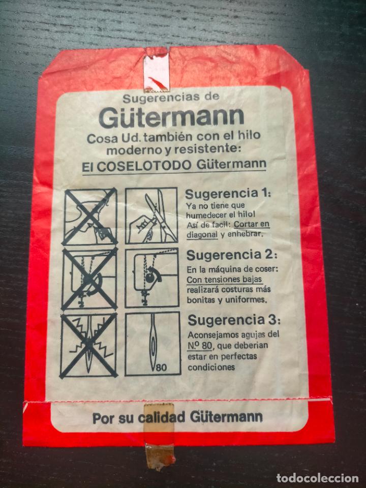 Otros Art&iacute;culos de Coleccionismo en Papel: SOBRE G&Uuml;TERMANN EL COSELOTODO HILO MAQUINA DE COSER PUBLICIDAD PROPAGANDA FOLLETO CARTEL