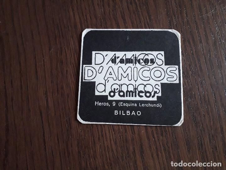 Otros Art&iacute;culos de Coleccionismo en Papel: posavasos de publicidad, D'amicos, Bilbao.