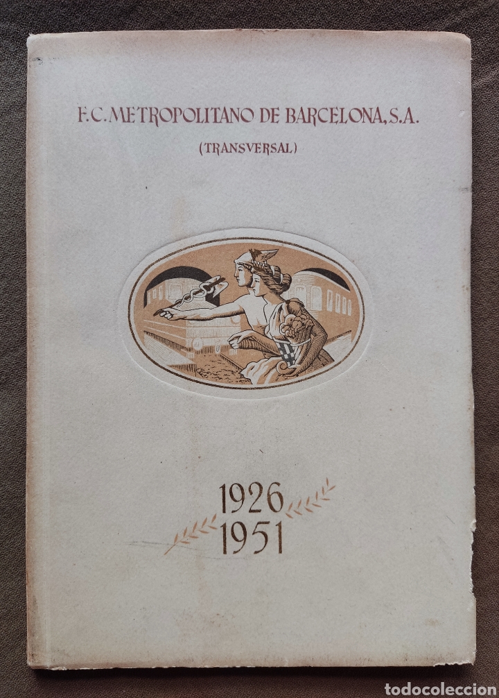 Otros Art&iacute;culos de Coleccionismo en Papel: F.C. METROPOLITANO DE BARCELONA BODAS DE PLATA 1926 - 1951