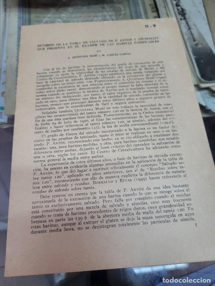 Paper Collecting Others: AGRICULTURA INGENIERO AGRONOMO TABLA DE SALVADO P. ANTON HARINAS PANIFICABLES QUINTANA MARI GARCIA G