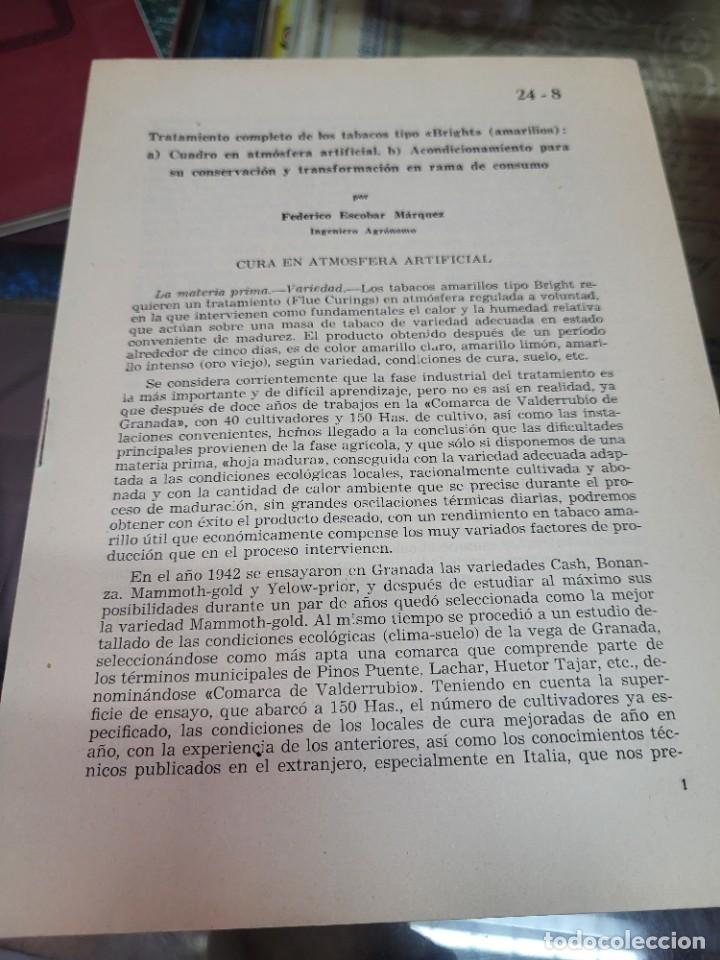 Paper Collecting Others: AGRICULTURA INGENIERO AGRONOMO TABACOS ESCOBAR MARQUEZ