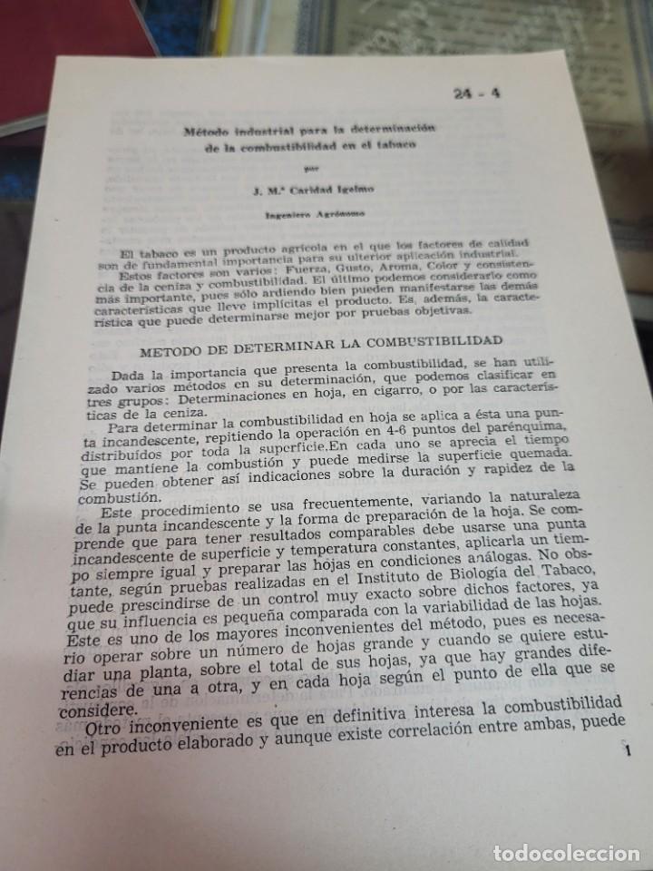 Paper Collecting Others: AGRICULTURA INGENIERO AGRONOMO INDUSTRIAL COMBUSTIBILIDAD DEL TABACO CARIDAD IGELMO