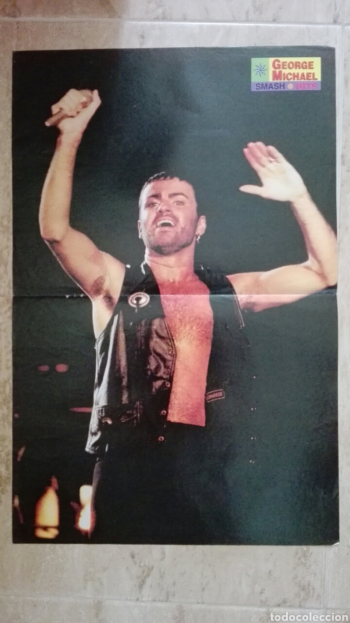 Otros Art&iacute;culos de Coleccionismo en Papel: P&oacute;ster doble George Michael y Deee lite de la revista Smash hits