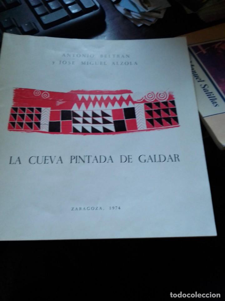 Altri oggetti di carta: La cueva pintada de G&aacute;ldar. Zaragoza 1974