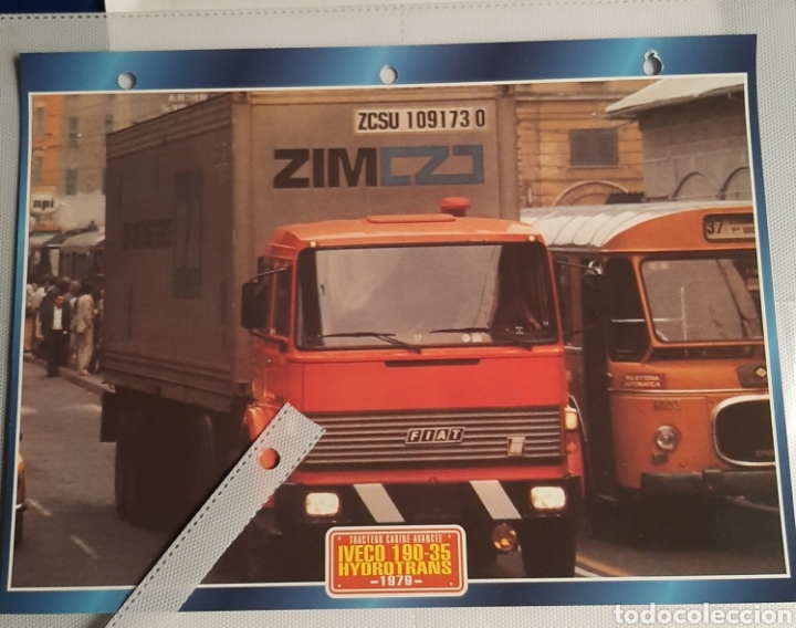 Outros artigos de papel: Ficha camion iveco 190.35