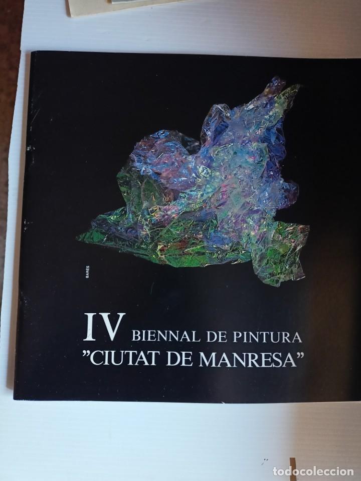 Otros art&iacute;culos de coleccionismo en papel: Programa exp. &rdquo;IV BIENNAL DE PINTURA-CIUTAT DE MANRESA&rdquo; del a&ntilde;o 1987