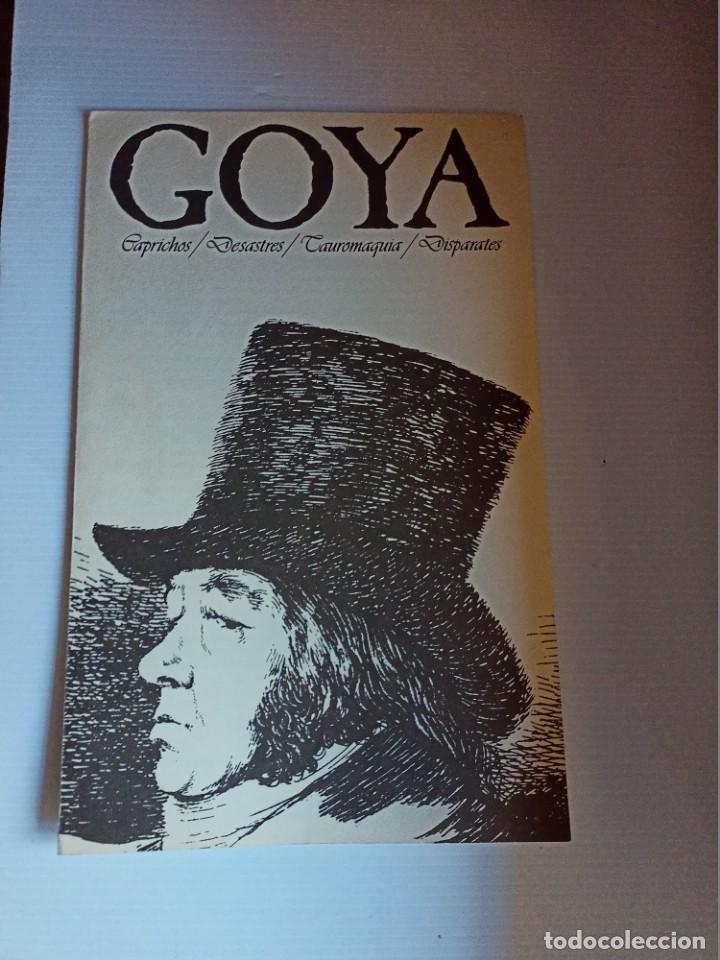Otros art&iacute;culos de coleccionismo en papel: Programa-calendario de exposici&oacute;n &rdquo;GOYA&rdquo; en diferentes ciudades a&ntilde;o 1984-1985