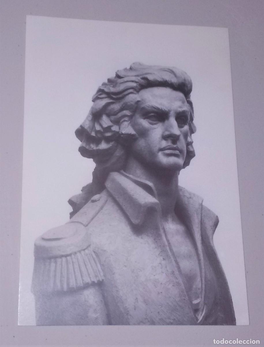 Otros Art&iacute;culos de Coleccionismo en Papel: TARGETA PRO BUST DEL GENERAL MORAGUES. MEMORIAL 1714