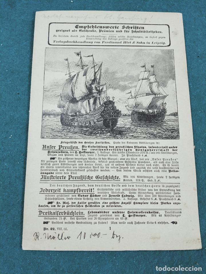 Otros Art&iacute;culos de Coleccionismo en Papel: ANTIGUO CATALOGO DE LIBROS ALEMANES VERLAG VON FERDINAND FIRT LEIPZIG