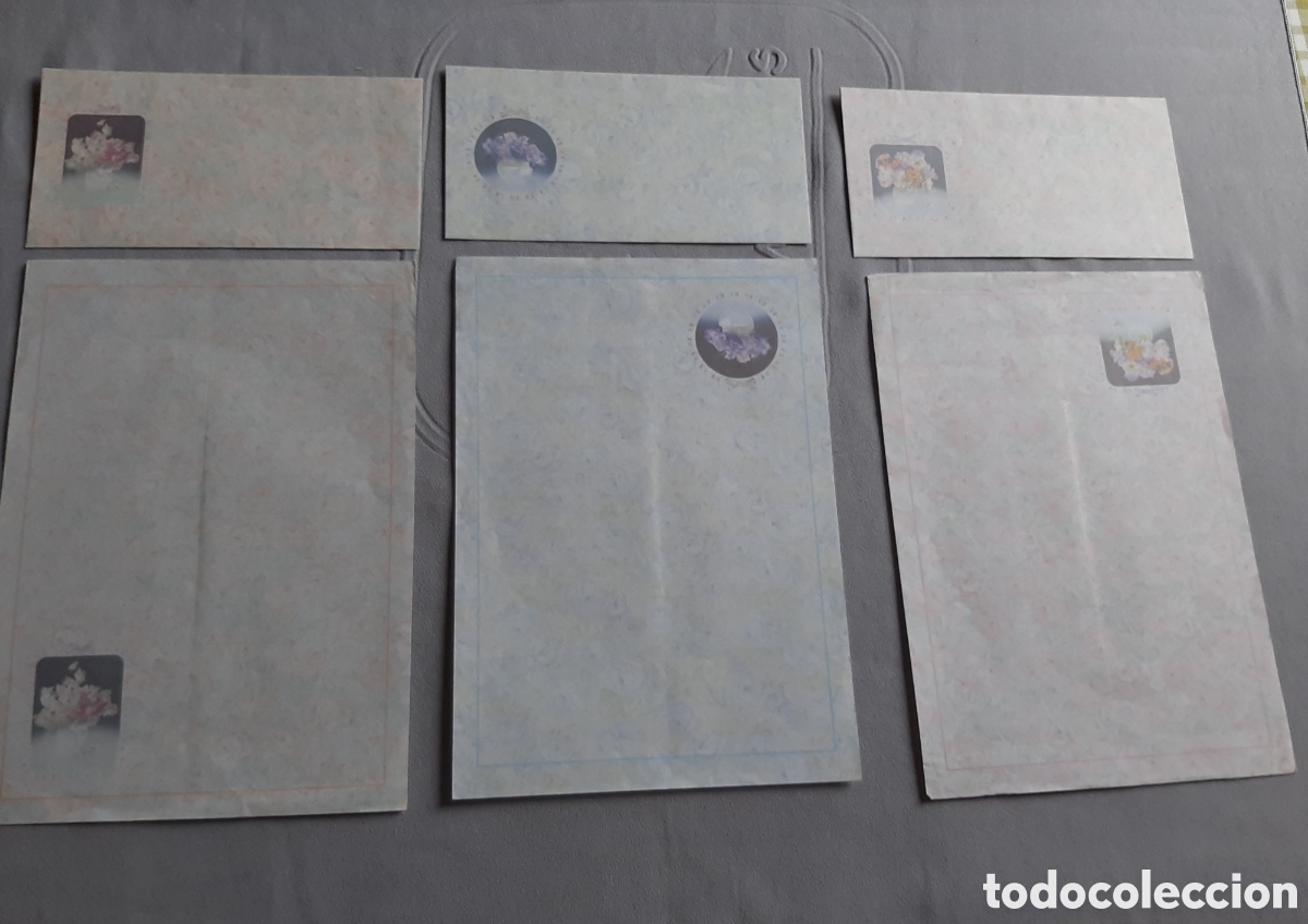 Paper Collecting Others: LOTE 3 CONJUNTOS HOJAS CAMBIO SOBRE FLORES COMPRA MINIMA 5&euro;
