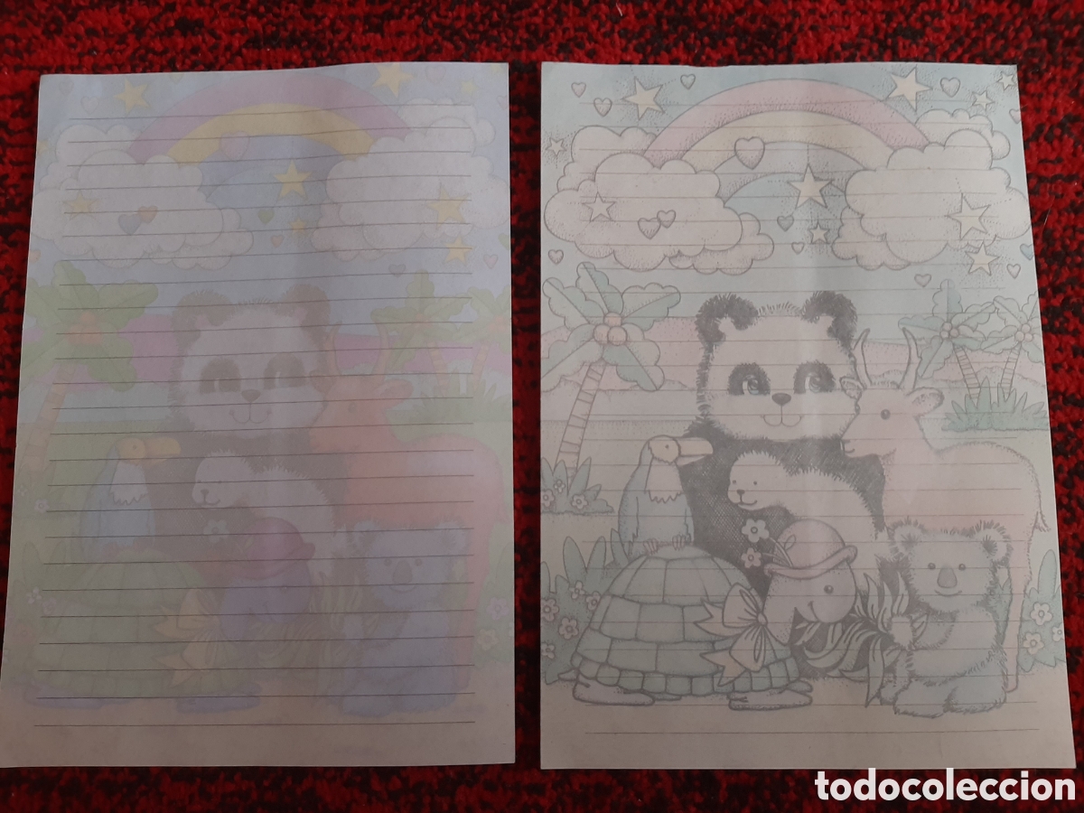 Paper Collecting Others: LOTE B 2 HOJAS CAMBIO OSOS PANDA A&Ntilde;OS 90 COMPRA MINIMA 5&euro;