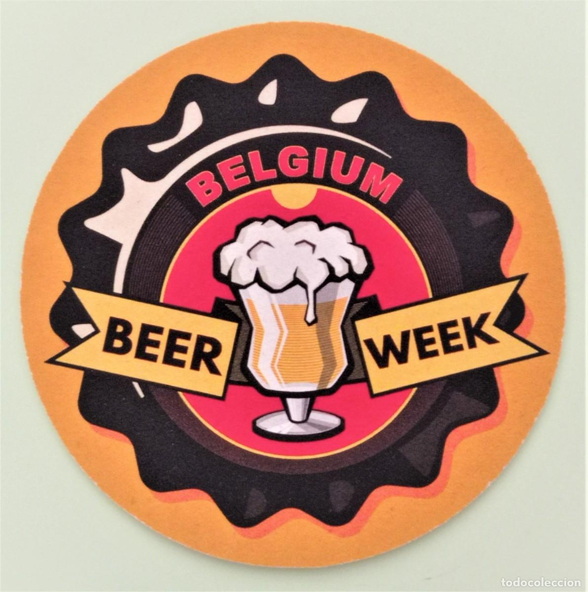 Altri oggetti di carta: POSAVASOS SEMANA DE LA CERVEZA BELGA 2022 (B&Eacute;LGICA)