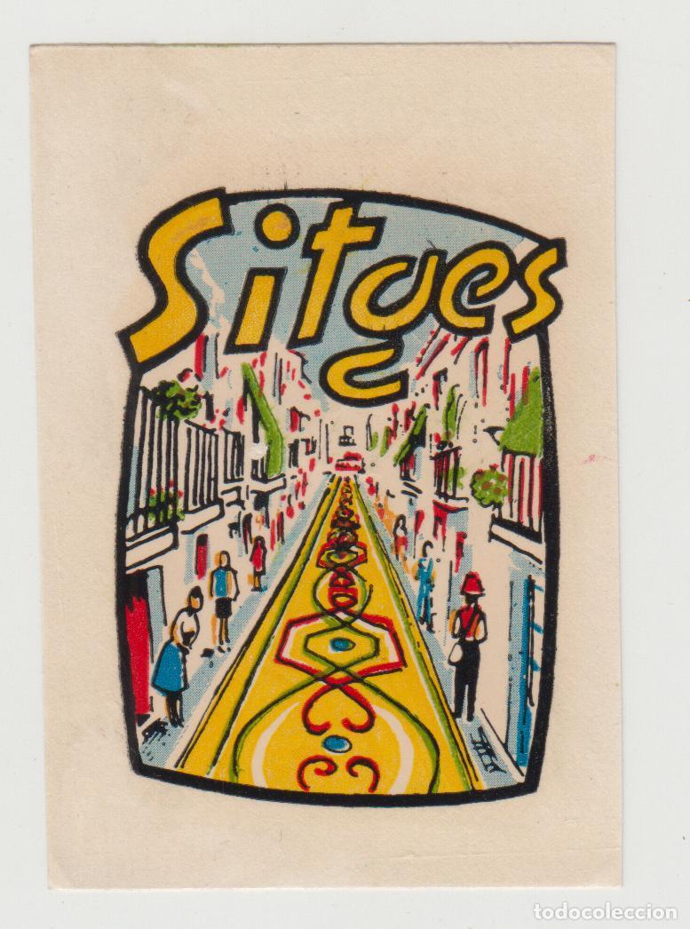 Otros Art&iacute;culos de Coleccionismo en Papel: SITGES antiguo transferible para maleta, coche, etc..., turismo, CATALU&Ntilde;A CATALUNYA