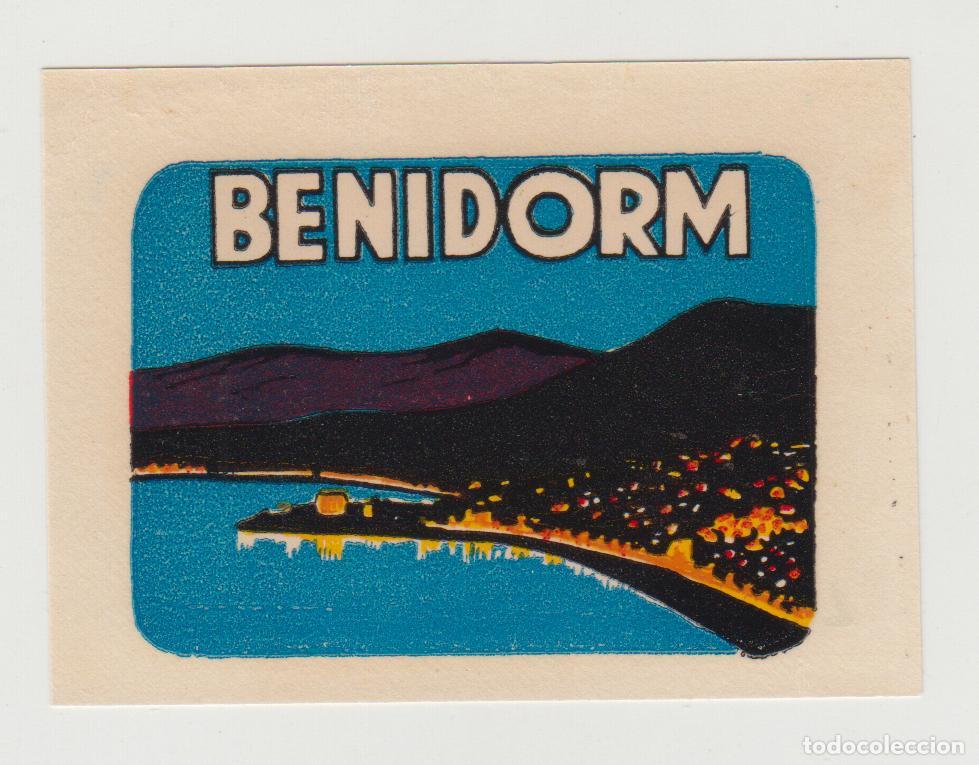 Otros Art&iacute;culos de Coleccionismo en Papel: BENIDORM antiguo transferible para maleta, coche, etc..., turismo, COMUNIDAD VALENCIANA