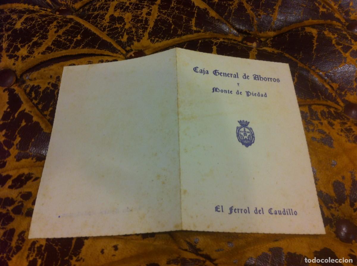 Sammelleidenschaft Andere Papierartikel: CAJA GENERAL DE AHORROS Y MONTE DE PIEDAD DE FERROL. INVITACI&Oacute;N APERTURA AGENCIA DE MI&Ntilde;O. 1955