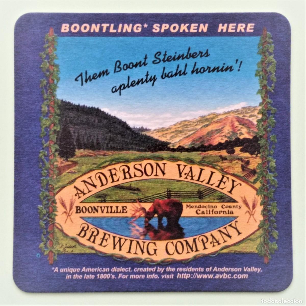 Otros Art&iacute;culos de Coleccionismo en Papel: POSAVASOS CERVEZA ANDERSON VALLEY (ESTADOS UNIDOS)
