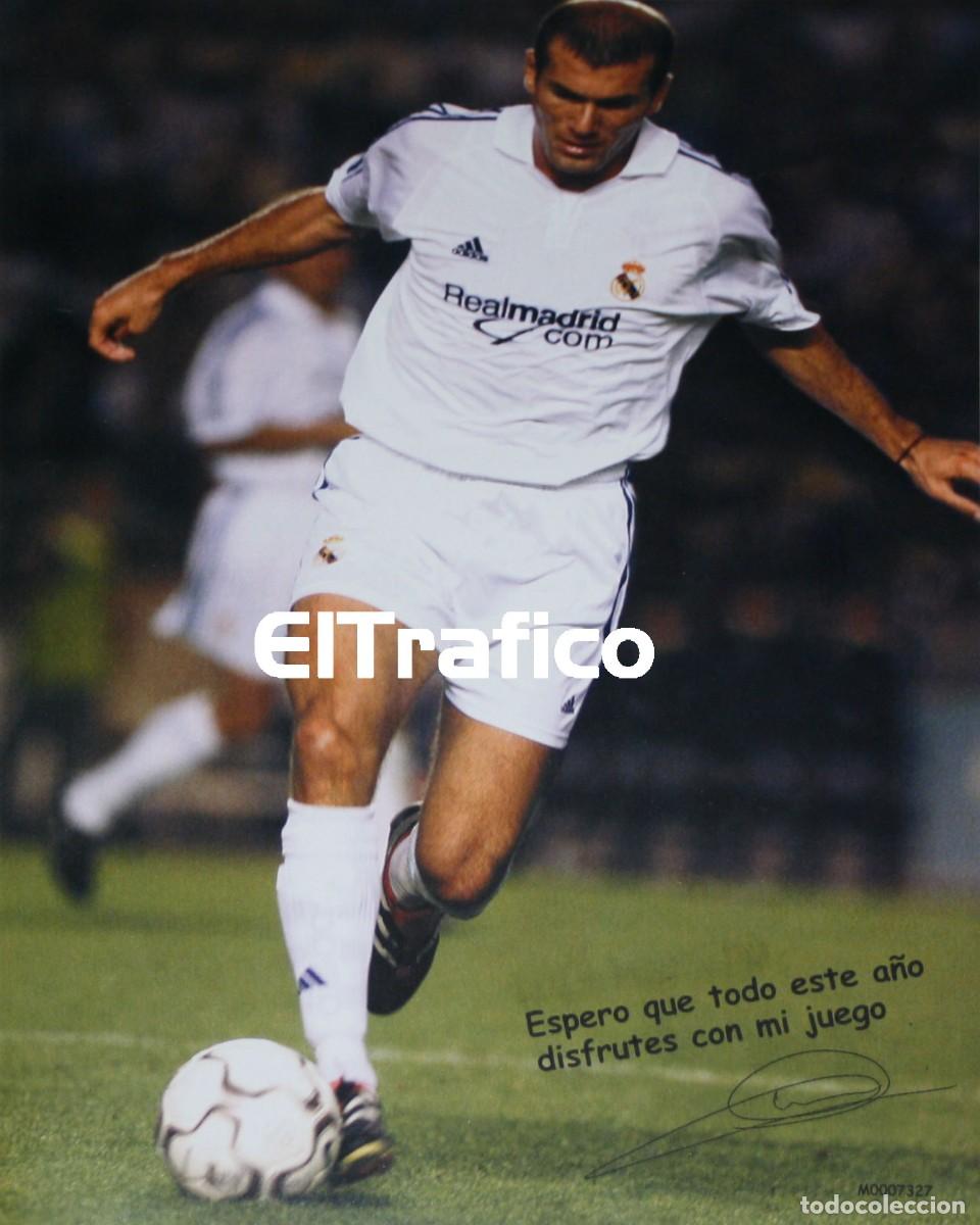 Otros Art&iacute;culos de Coleccionismo en Papel: POSTER REAL MADRID - ZINEDINE ZIDANE 2001, 27X19 CMS