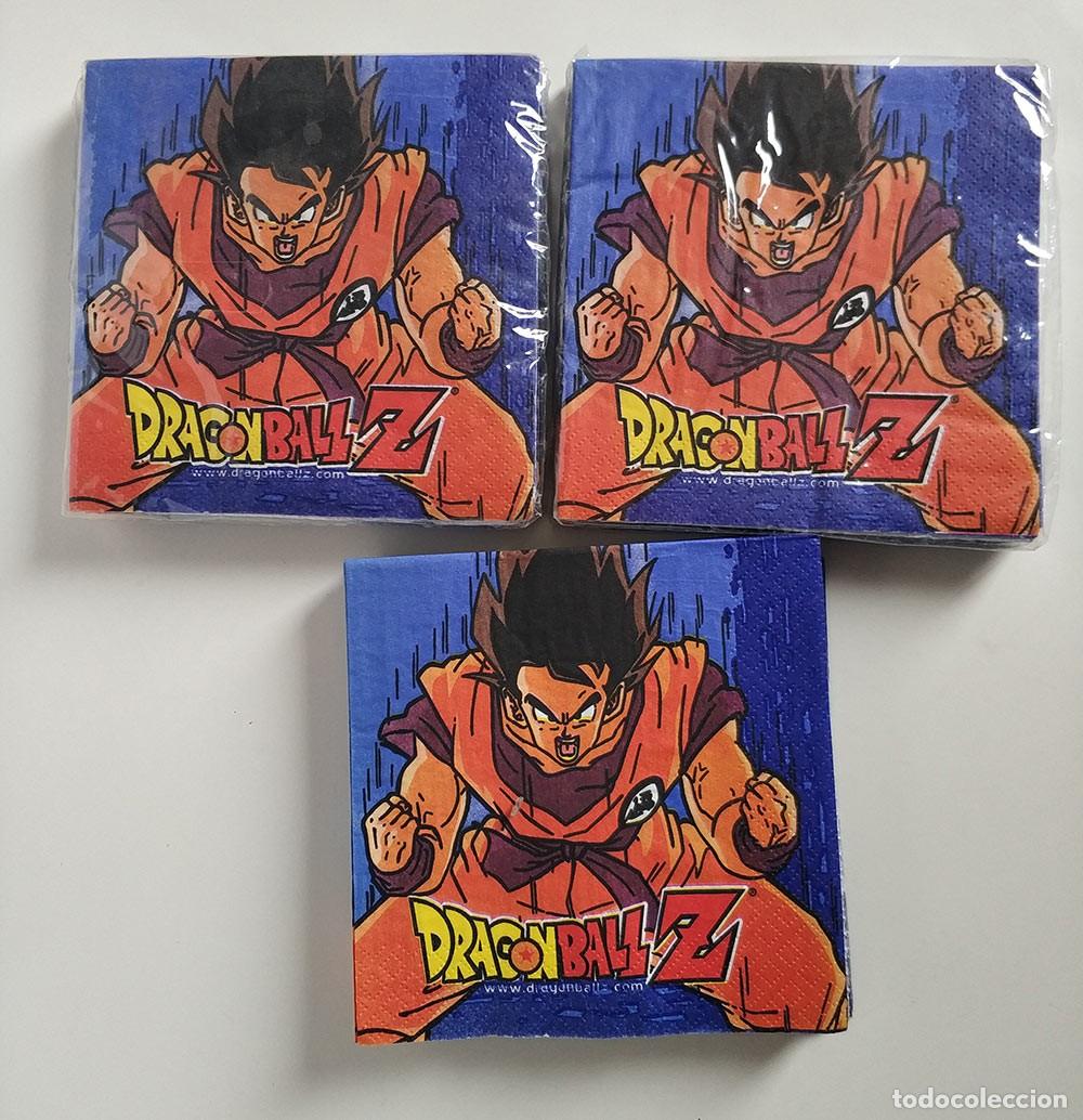 Otros Art&iacute;culos de Coleccionismo en Papel: 48 servilletas papel dragon ball Z - bola de dragon - Goku