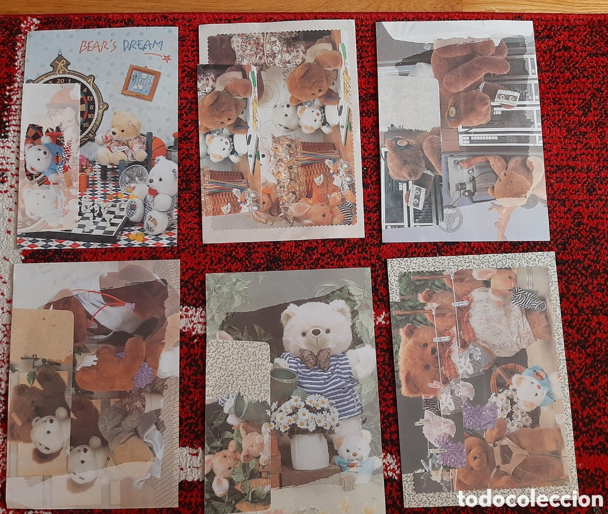 Paper Collecting Others: LOTE B 6 CONJUNTOS HOJAS CAMBIO SOBRE OSOS