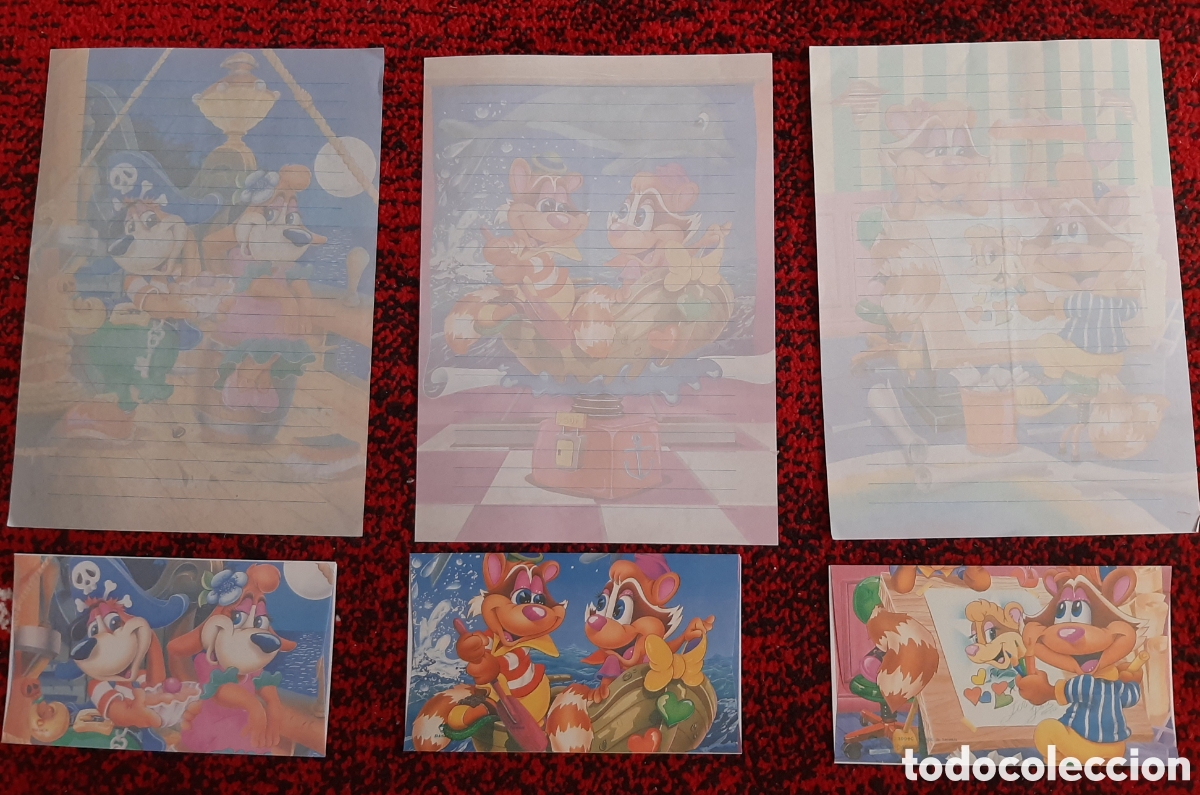 Paper Collecting Others: LOTE D 3 CONJUNTOS HOJAS CAMBIO SOBRE