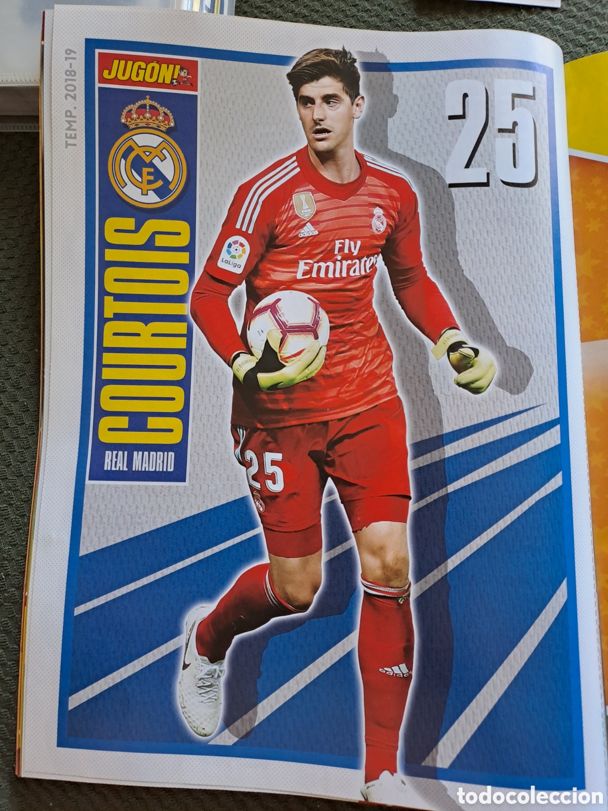 Otros Art&iacute;culos de Coleccionismo en Papel: POSTER COURTOIS REAL MADRID 2018 2019