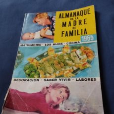 Otros Artículos de Coleccionismo en Papel: ALMANAQUE DE LA MADRE DE FAMILIA, ANO 1965. Lote 367589499
