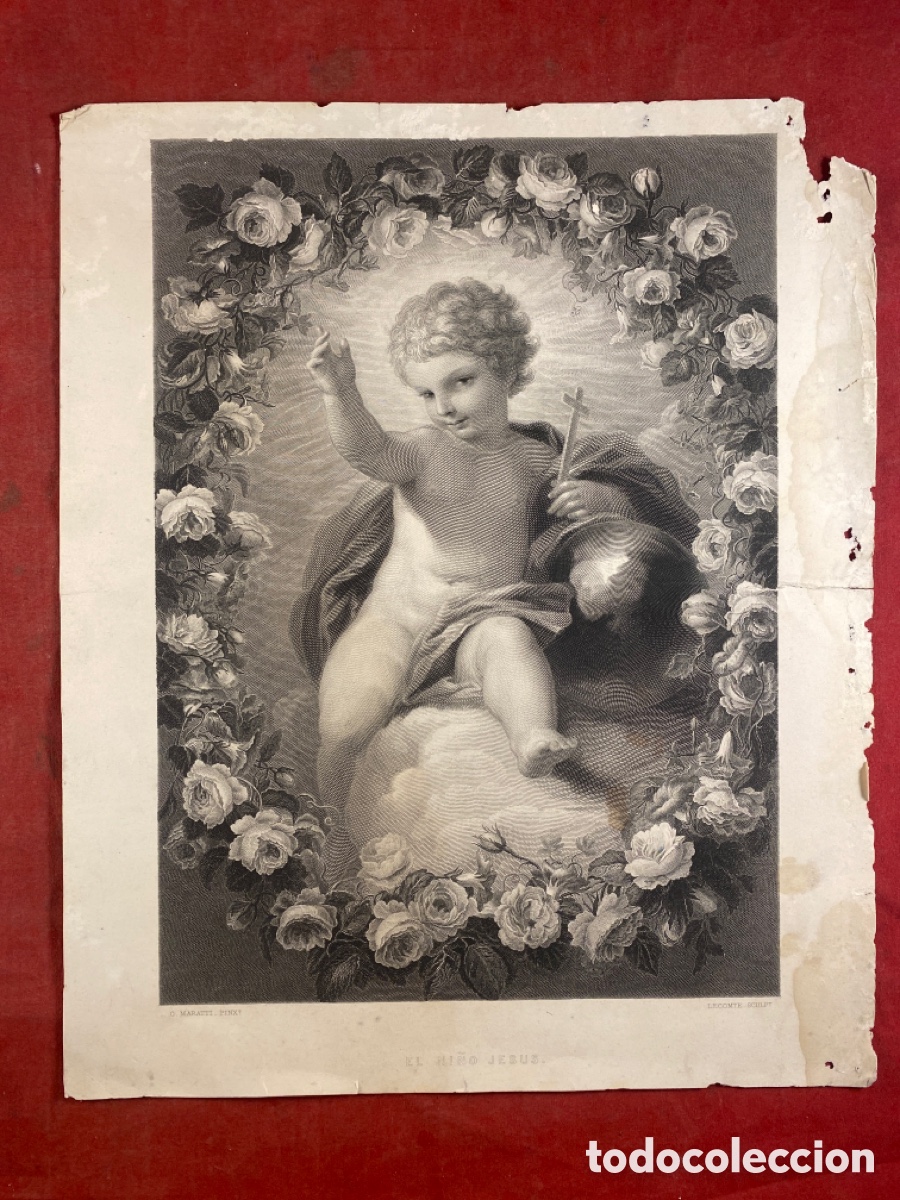 Otros art&iacute;culos de coleccionismo en papel: L&Aacute;MINA EL NI&Ntilde;O JES&Uacute;S 31x25cm
