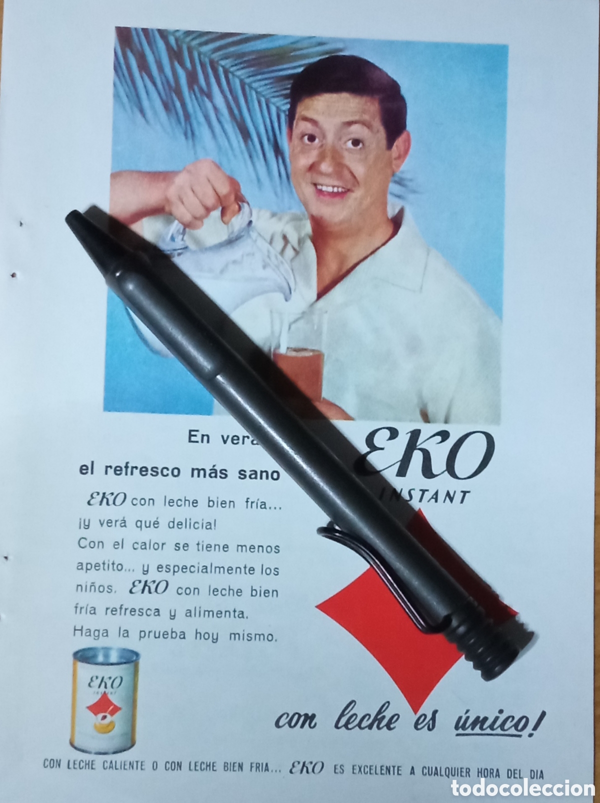Otros Art&iacute;culos de Coleccionismo en Papel: Publicidad EKO y Frigor&iacute;ficos Palacios 1 Hoja reverso y anverso