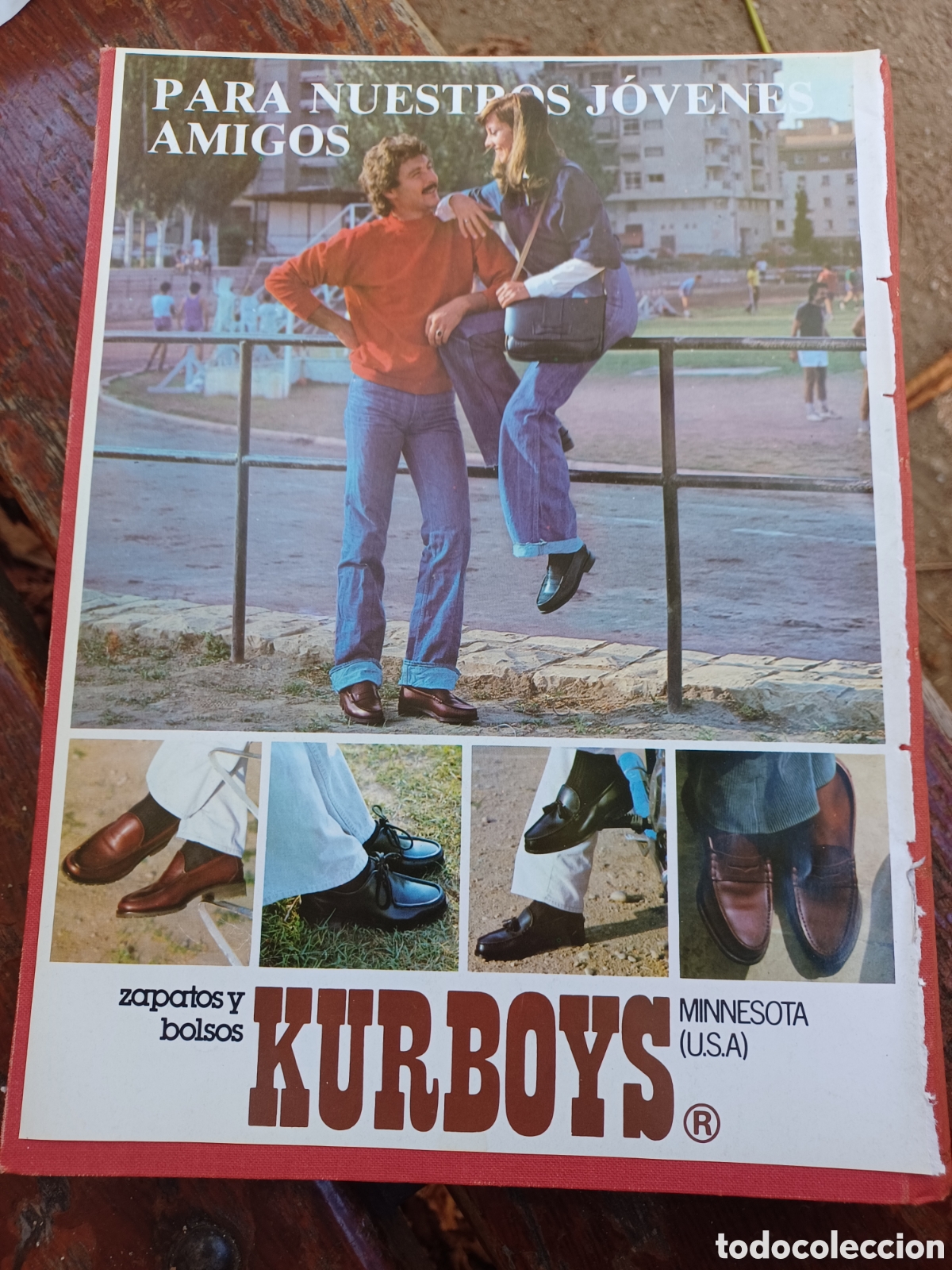 Outros artigos de papel: PUBLICIDAD DE ZAPATOS Y BOLSOS KURBOYS . A&Ntilde;O 1978. 27 X 21 CM