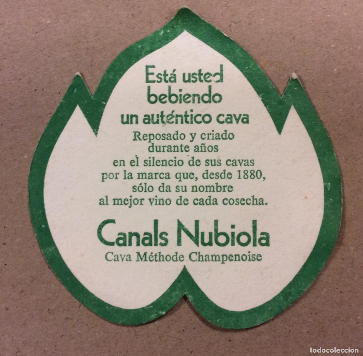 Paper Collecting Others: CAVA CANALS NUBIOLA. ANTIGUO POSAVASOS PUBLICITARIO.