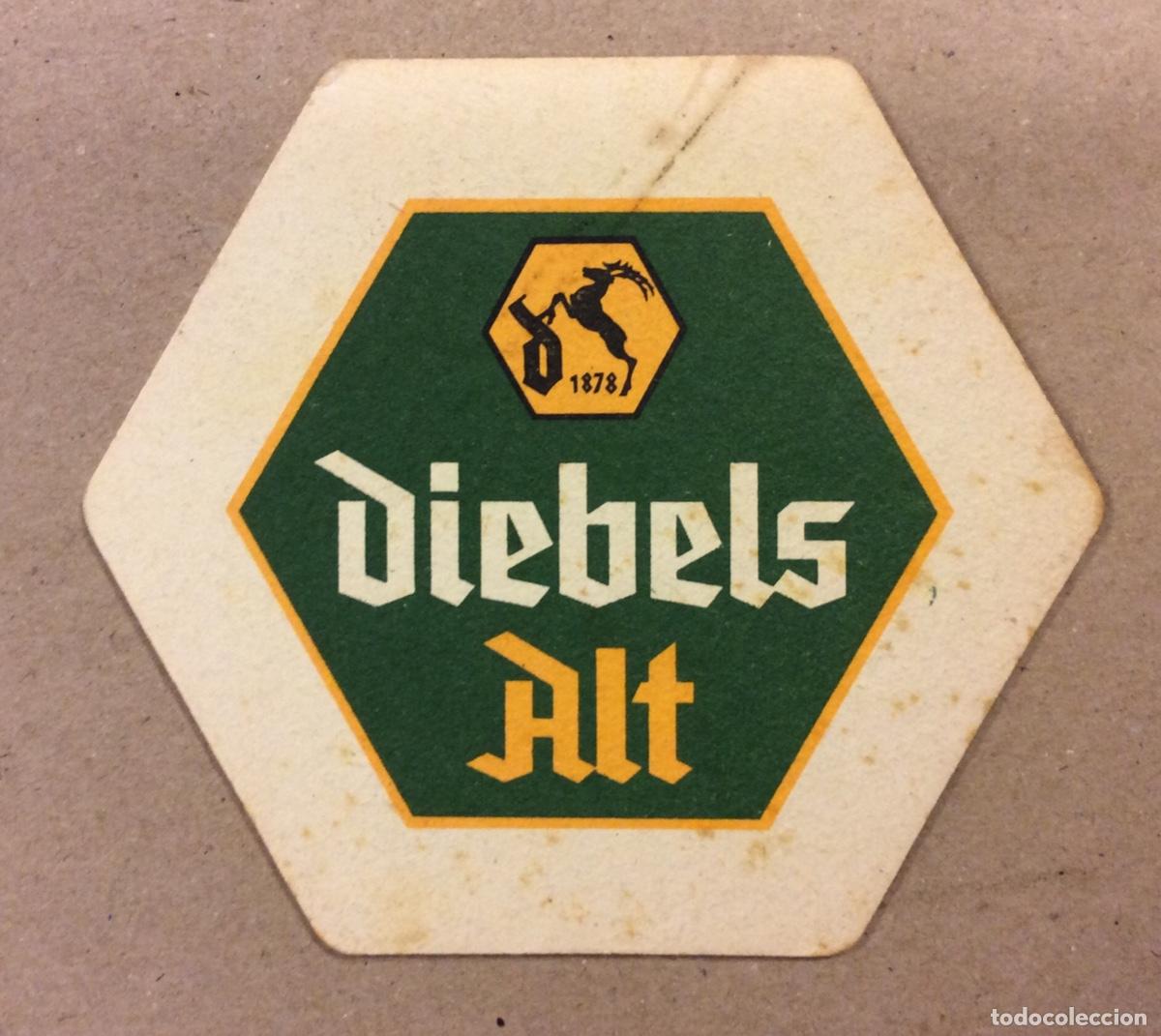 Paper Collecting Others: CERVEZA DIEBELS ALT. ANTIGUO POSAVASOS PUBLICITARIO.