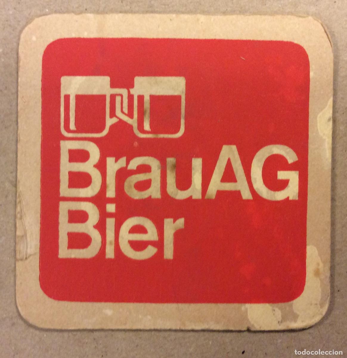 Sammelleidenschaft Andere Papierartikel: BRAUAG BIER. ANTIGUO POSAVASOS MARCA CERVEZA.