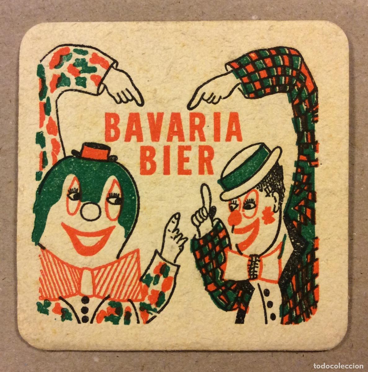 Paper Collecting Others: BAVARIA BIER. ANTIGUO POSAVASOS PUBLICITARIO MARCA DE CERVEZA.