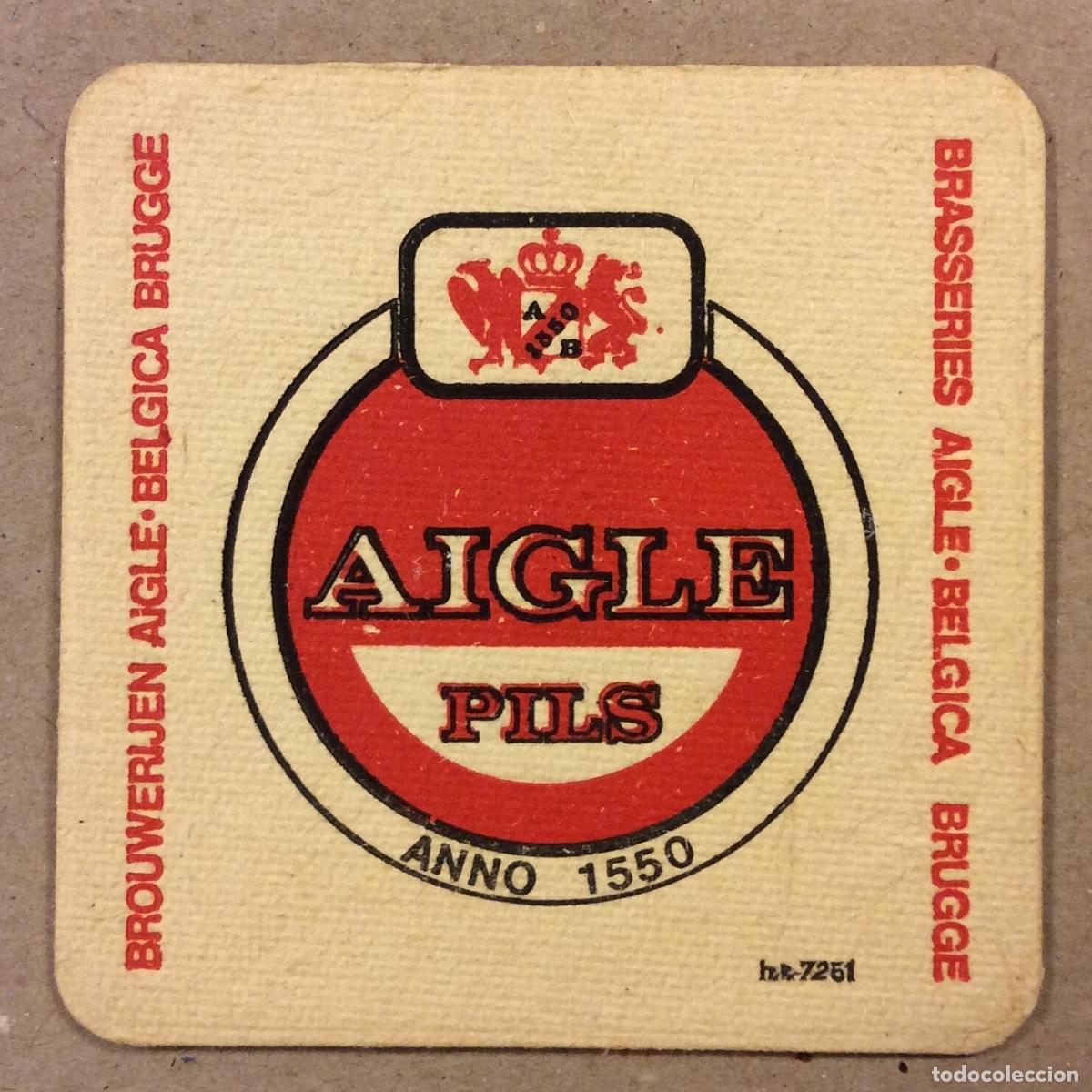 Sammelleidenschaft Andere Papierartikel: AIGLE PILS. ANTIGUO POSAVASOS PUBLICITARIO MARCA CERVEZA.