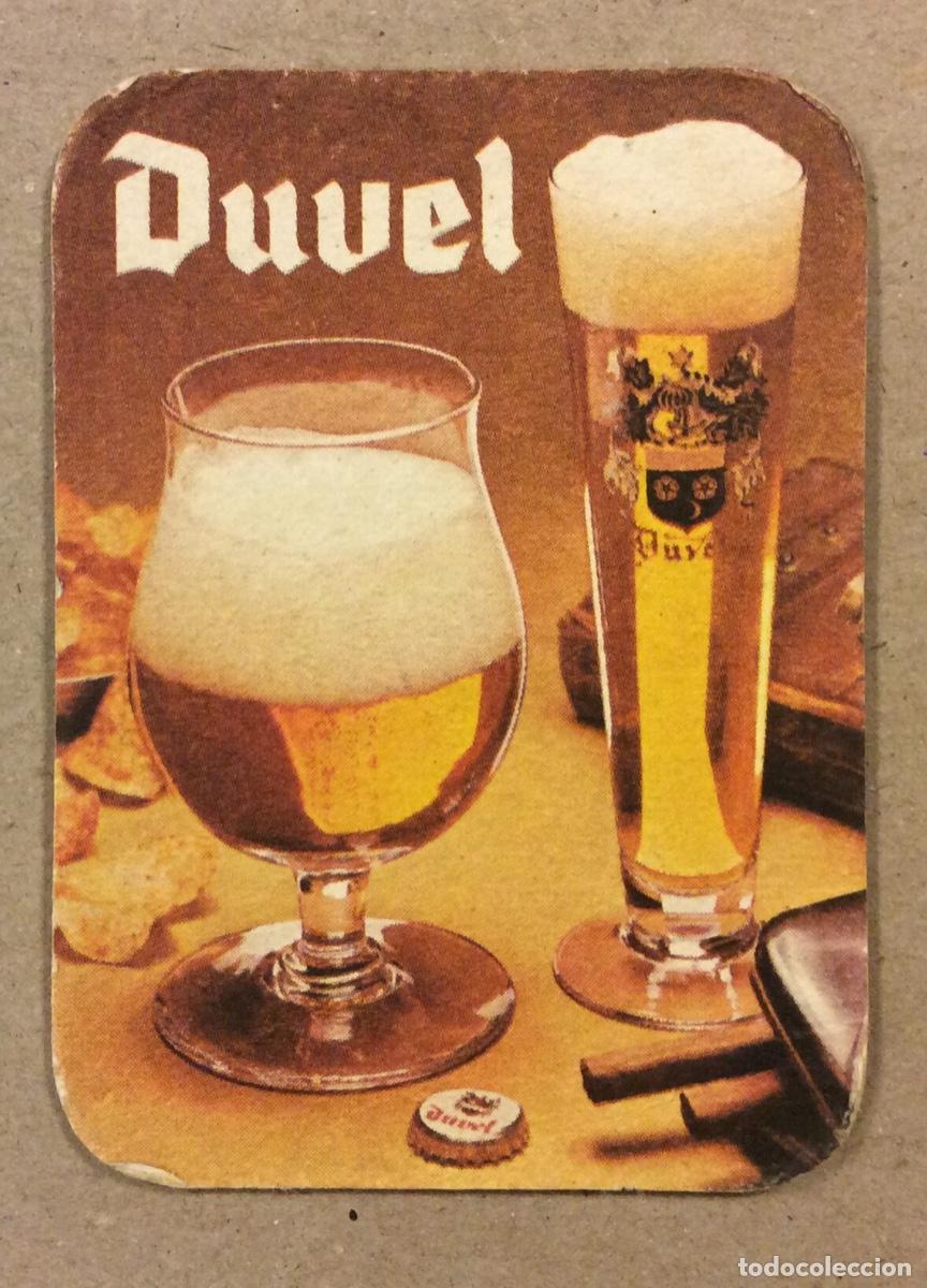 Outros artigos de papel: DUVEL BIERE. ANTIGUO POSAVASO PUBLICITARIO MARCA DE CERVEZA.