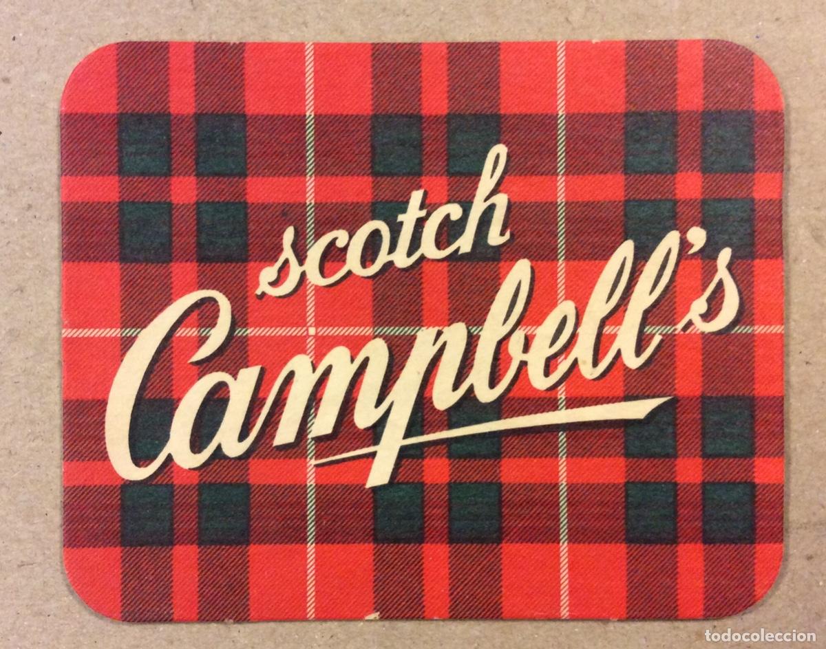 Sammelleidenschaft Andere Papierartikel: WHISKEY SCOTCH CAMPBELLS. ANTIGUO POSAVASO PUBLICITARIO.