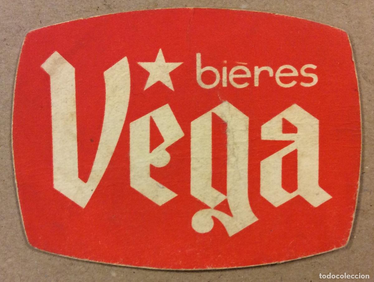 Outros artigos de papel: BIERES VEGA. ANTIGUO POSAVASO PUBLICITARIO MARCA DE CERVEZA.