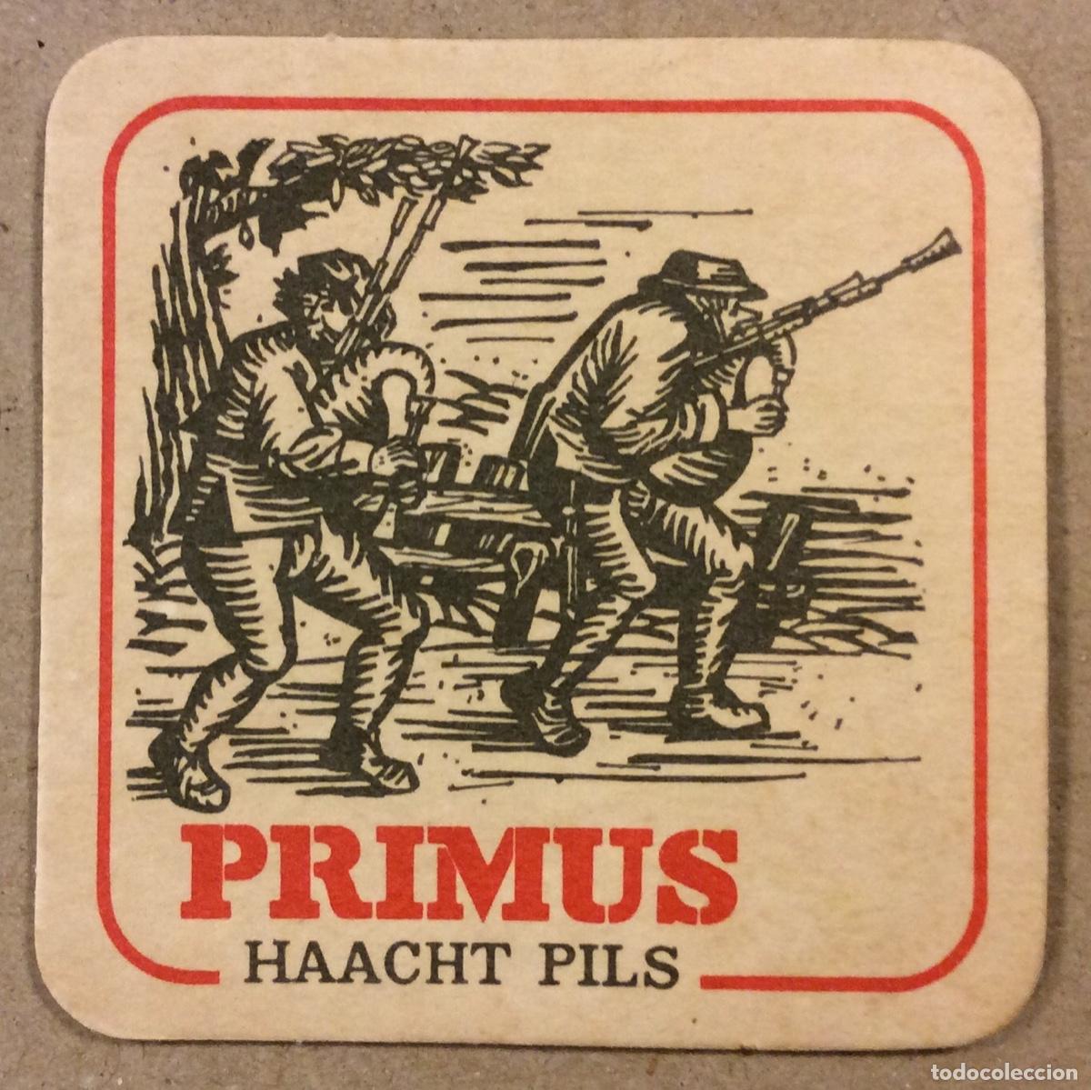 Outros artigos de papel: PRIMUS HAACHT PILS. ANTIGUO POSAVASO PUBLICITARIO MARCA DE CERVEZA.