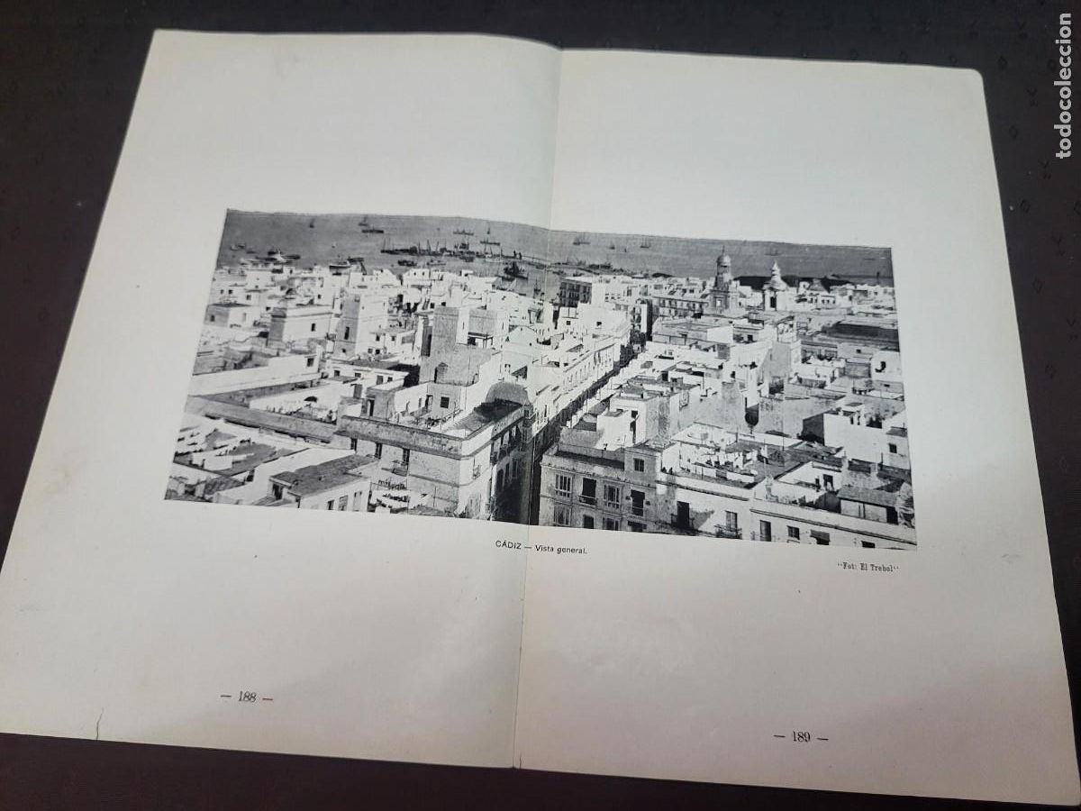 Paper Collecting Others: CADIZ VISTA GENERAL DE LA CIUDAD ALGECIRAS