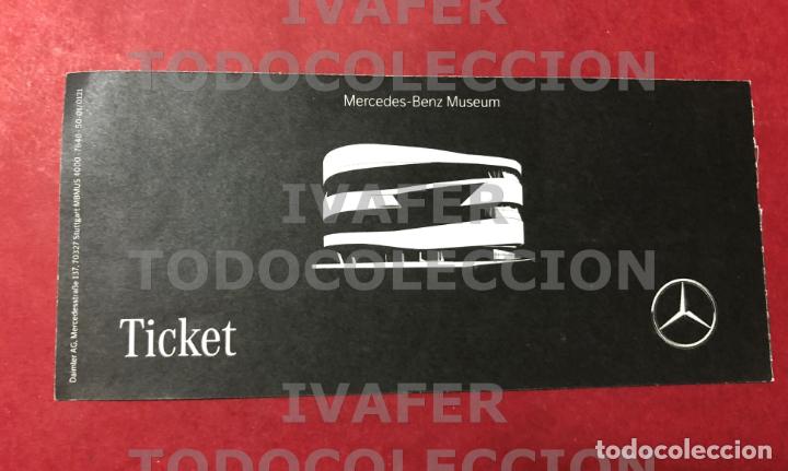 Otros Art&iacute;culos de Coleccionismo en Papel: ENTRADA MUSEO MERCEDES BENZ, STUTTGART, MERCEDES BENZ MUSEUM