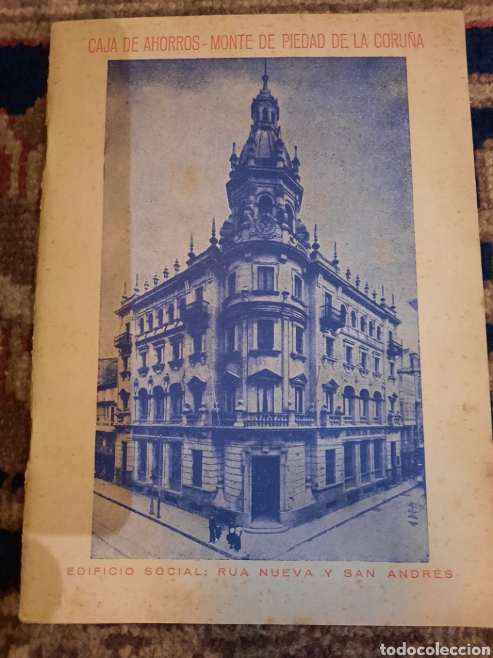Otros Art&iacute;culos de Coleccionismo en Papel: LIBRO DE CAJA DE AHORROS-MONTE DE PIEDAD DE LA CORU&Ntilde;A