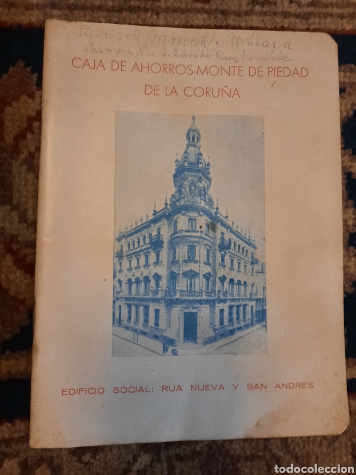 Otros Art&iacute;culos de Coleccionismo en Papel: CAJA D AHORROS-MONTE DE PIEDAD DE LA CORU&Ntilde;A