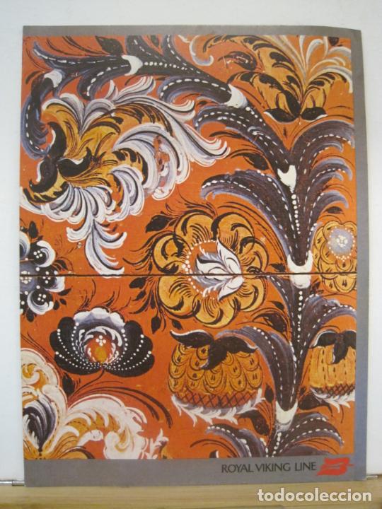 Otros art&iacute;culos de coleccionismo en papel: ROYAL VIKING LINE (BARCO CRUCERO)-MENU A&Ntilde;O 1986-VER FOTOS-(V-23.736)