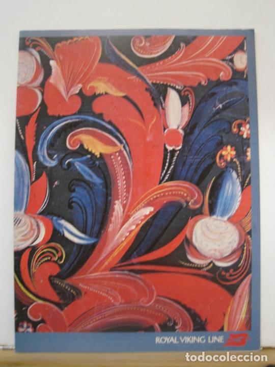 Otros art&iacute;culos de coleccionismo en papel: ROYAL VIKING LINE (BARCO CRUCERO)-MENU A&Ntilde;O 1986-VER FOTOS-(V-23.743)