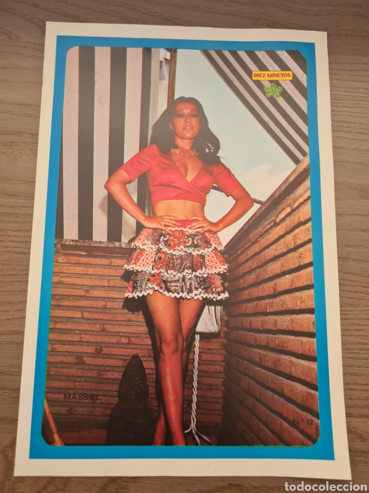 Otros Art&iacute;culos de Coleccionismo en Papel: MASSIEL POSTER REVISTA DIEZ MINUTOS N&ordm; 12 A&Ntilde;OS 70